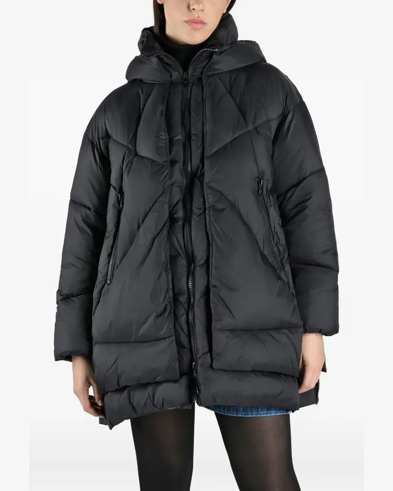 Canadian Classics Eugenie Steppjacke mit Kapuze - Schwarz Schwarz