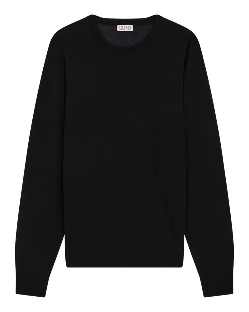 FURSAC crew-neck wool sweater - Schwarz Schwarz