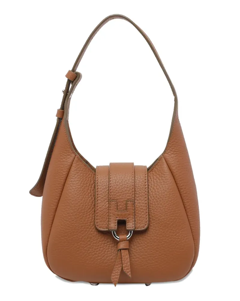 Hogan Hoket Schultertasche mit verstellbarem Henkel - Braun Braun