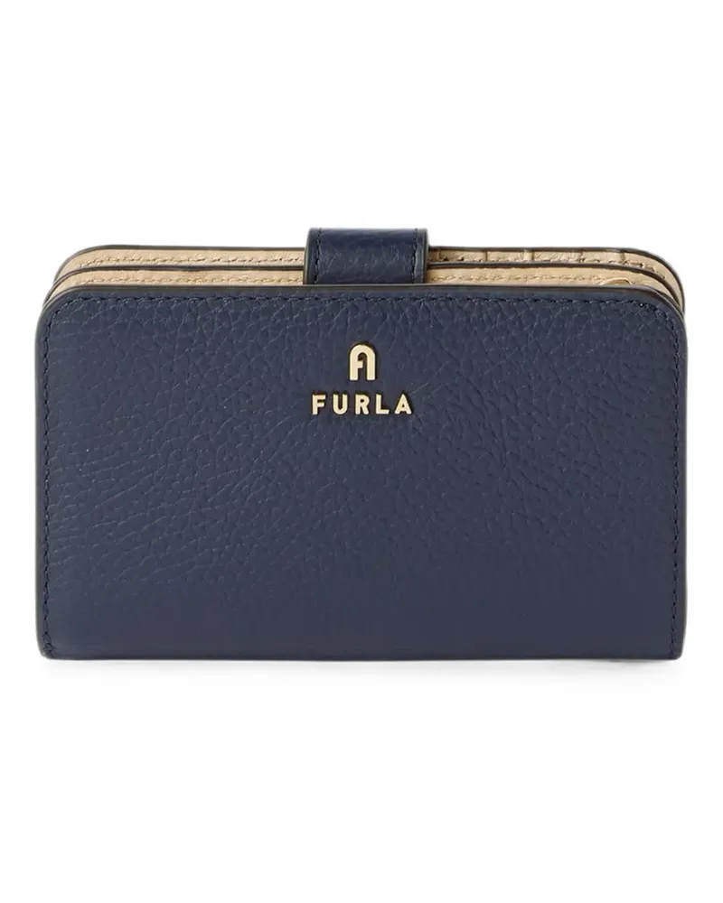 Furla Portemonnaie aus gekörntem Leder - Blau Blau