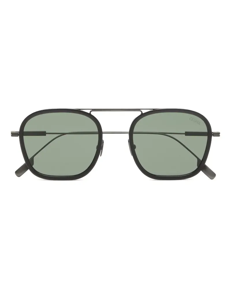 Ermenegildo Zegna Orizzonte I Sonnenbrille aus Titan - Grau Grau