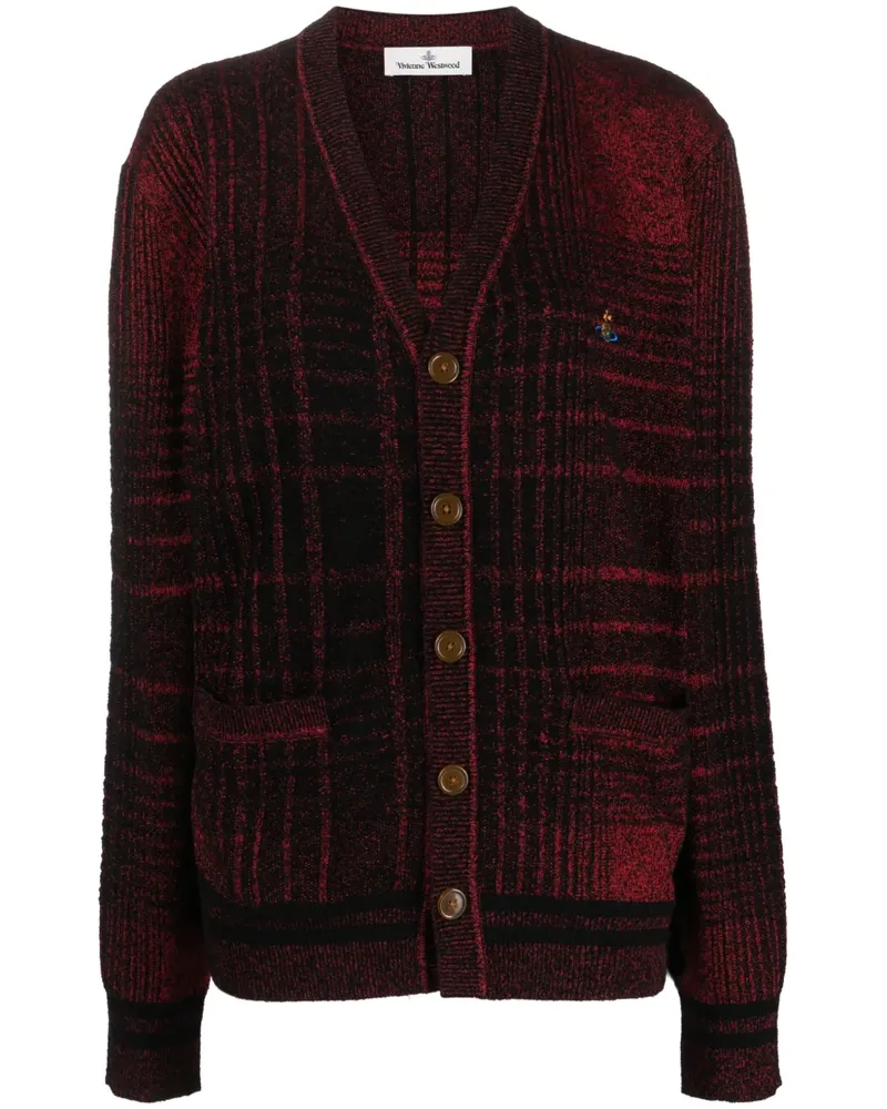 Vivienne Westwood Cardigan mit Orb-Stickerei - Schwarz Schwarz