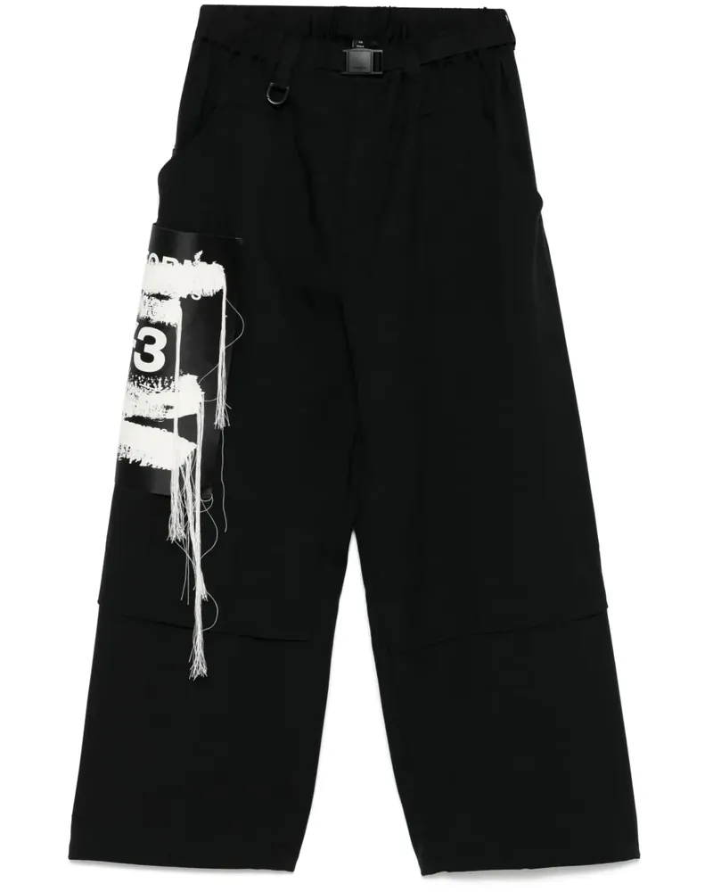 Y-3 Sport Uniform Patch "Black" Hose - Schwarz Schwarz