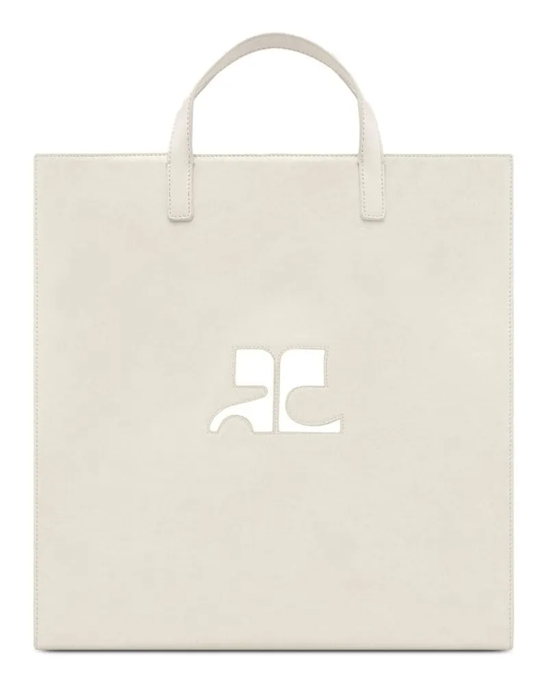 Courrèges Reedition Naplack Tote Bag - Nude Nude