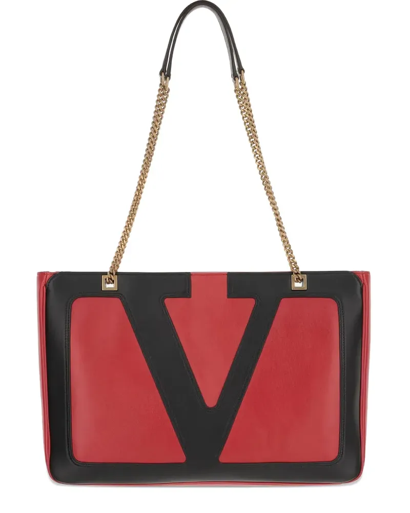 Valentino Garavani Schultertasche mit VLogo - Rot Rot