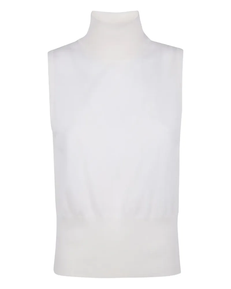 ROSSOPURO Top mit Neckholder - Weiß Weiß