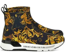 Sneakers mit Barock-Print - C98 BLACK/GOLD