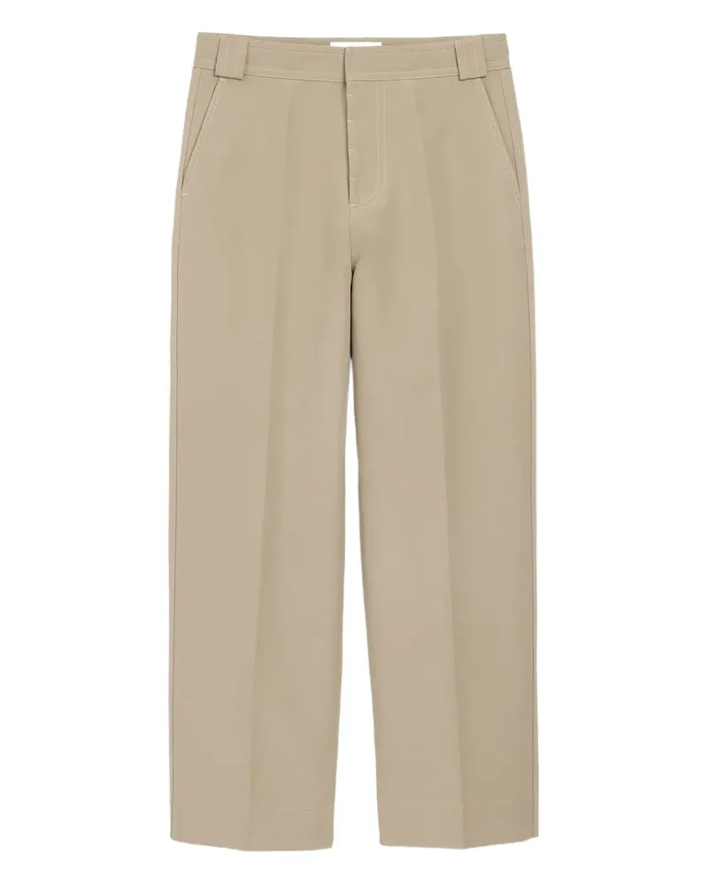 AMI Paris Hose mit weitem Bein - Nude Nude