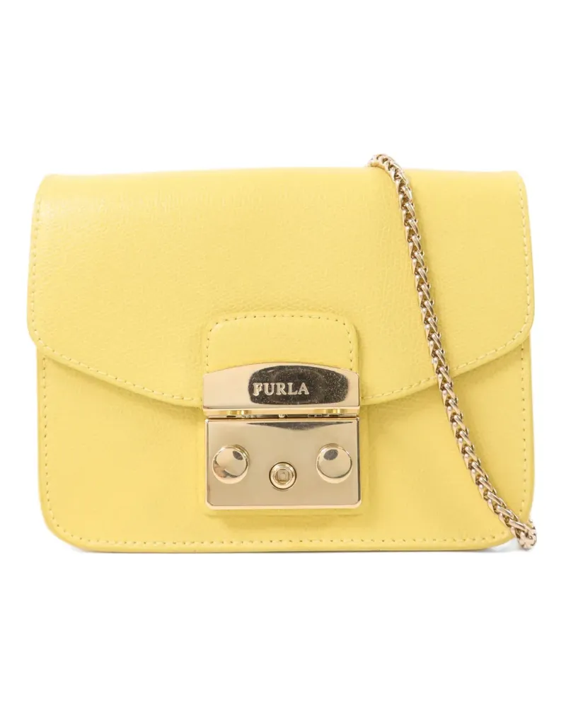 Furla chain-link cross body bag - Gelb Gelb