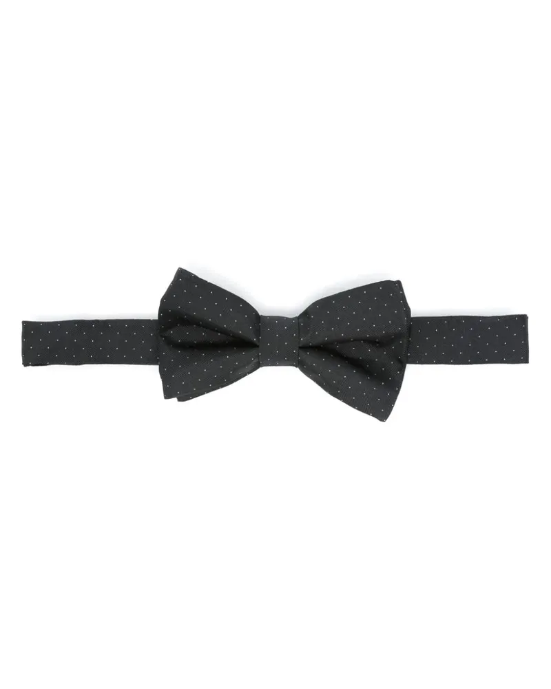 Paul Smith Fliege aus Satin - Schwarz Schwarz