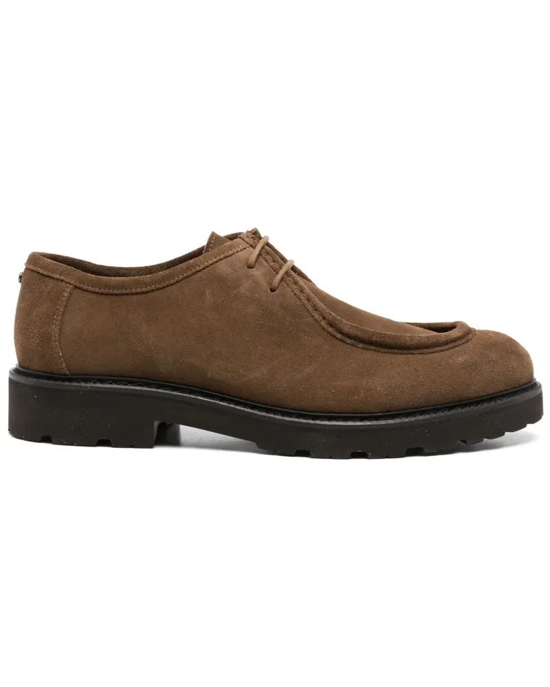 Canali Schnürschuhe aus Wildleder - Braun Braun