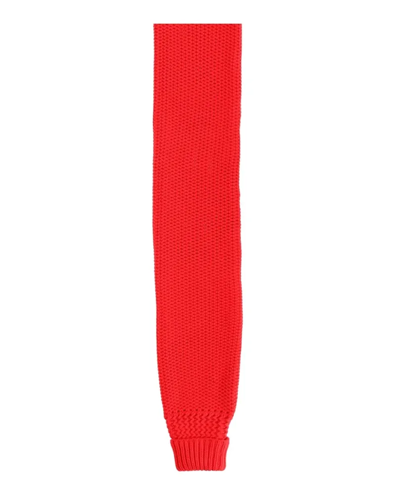YMC Gerippter Schal - Rot Rot