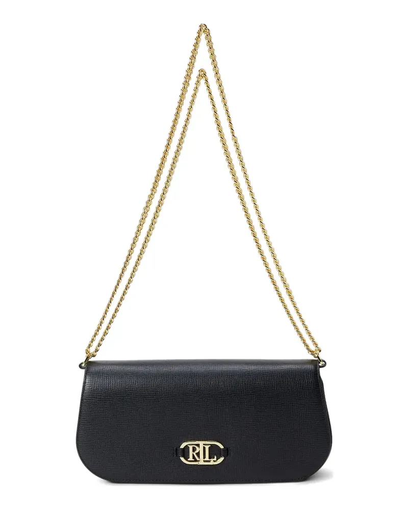 Ralph Lauren Schultertasche mit Kettenlogo - Schwarz Schwarz