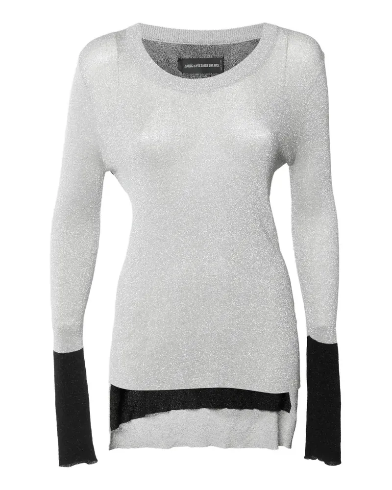 Zadig & Voltaire Lucky Langarmshirt - Silber Silber