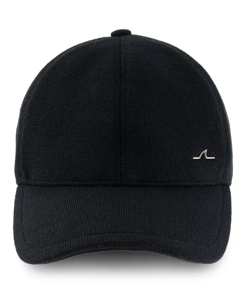 Paul & Shark Baseballkappe mit Logo-Schild - Schwarz Schwarz