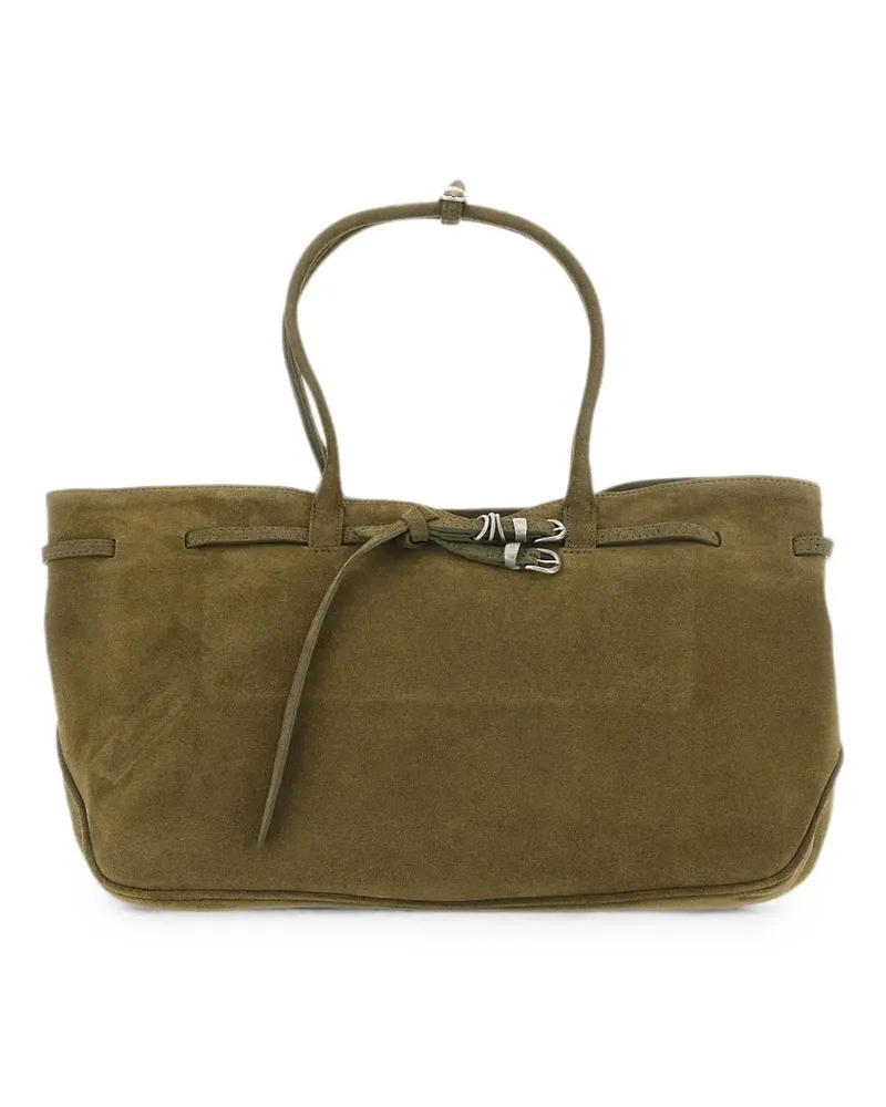 Marge Sherwood Schultertasche mit Schnallendetail - Grün Grün