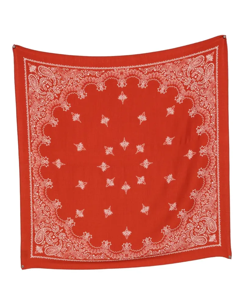Destin Judy Schal mit Paisleymuster - Rot Rot