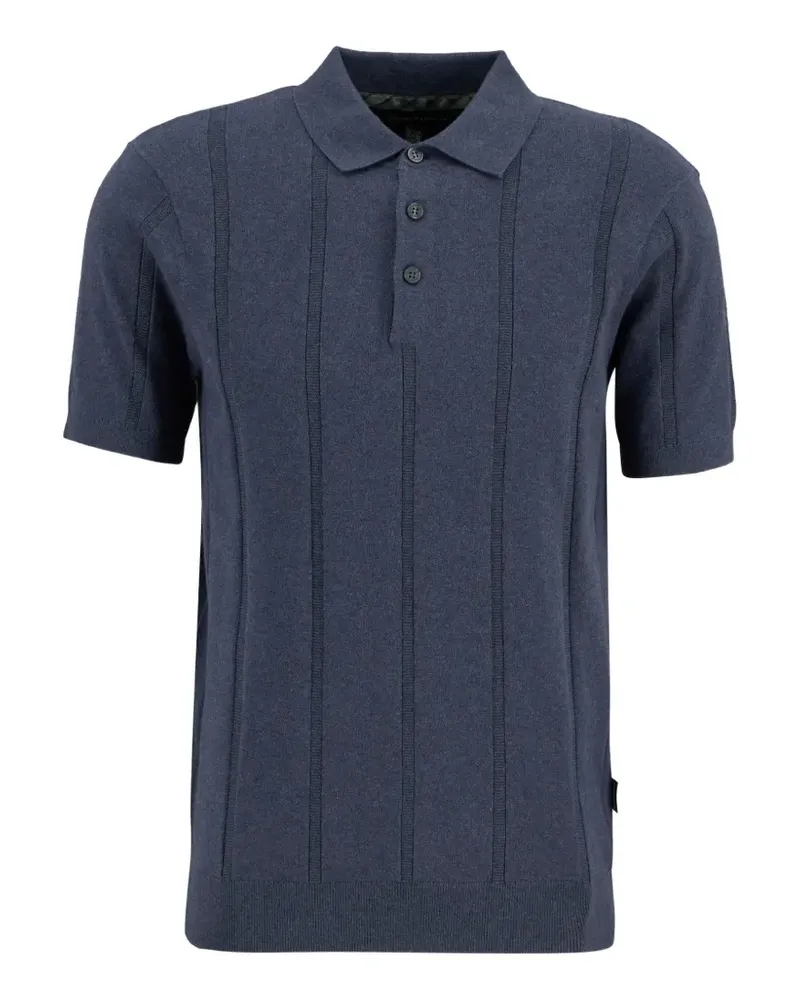 Barbour Wellburn knitted polo shirt - Blau Blau
