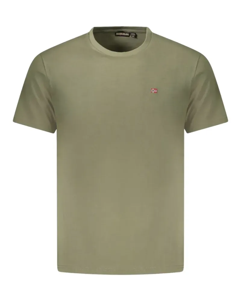Napapijri logo-patch T-shirt - Grün Grün