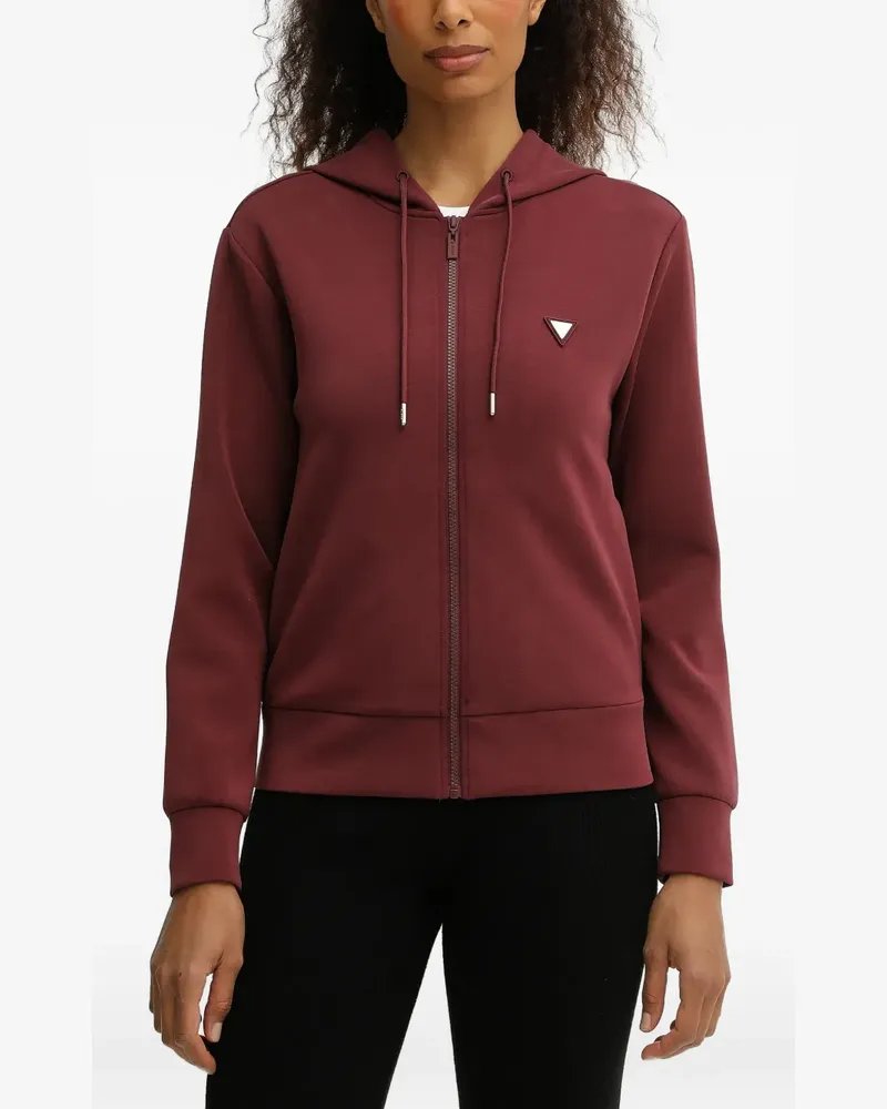 Guess Kapuzenjacke mit Logo - Rot Rot