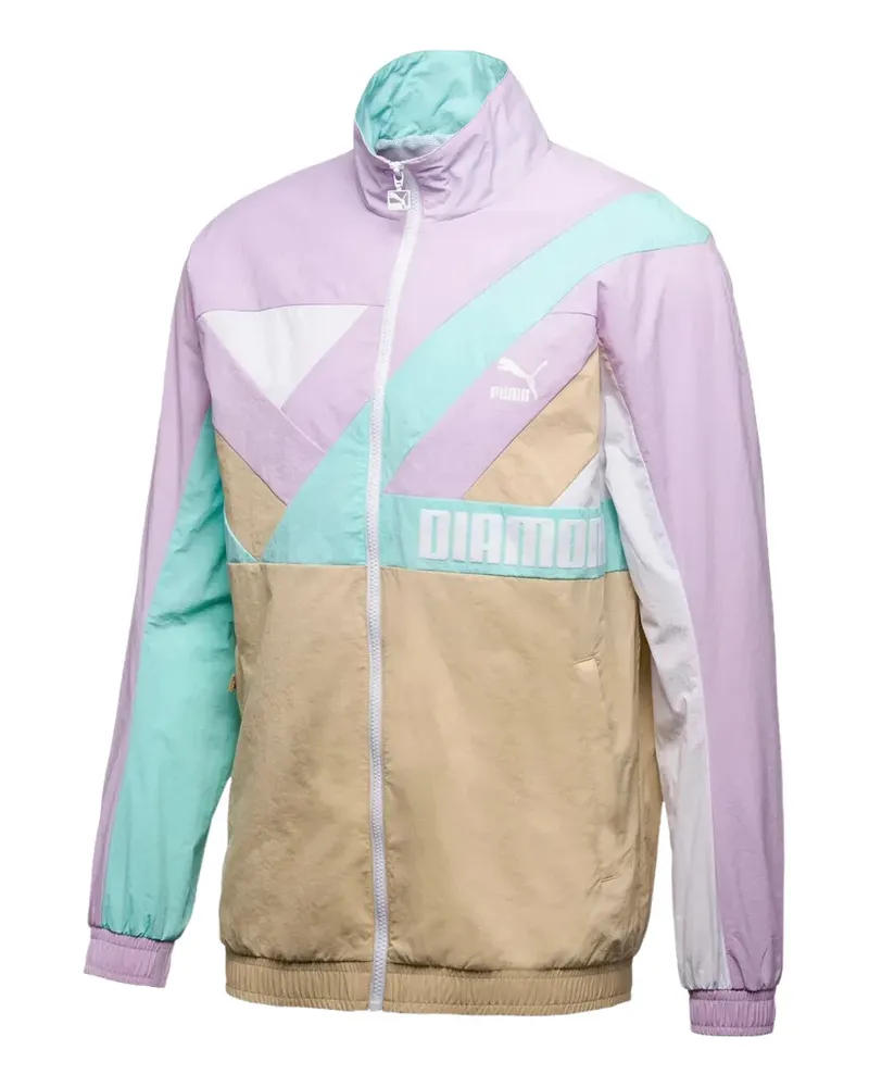 Puma x Diamond Supply Co. Jacke in Colour-Block-Optik - Violett Violett