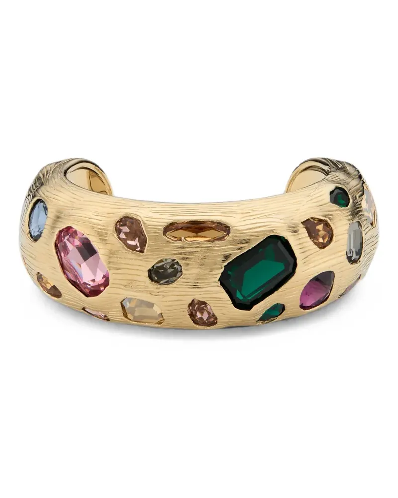 Jimmy Choo stones maxi bracelet - Gold Gold