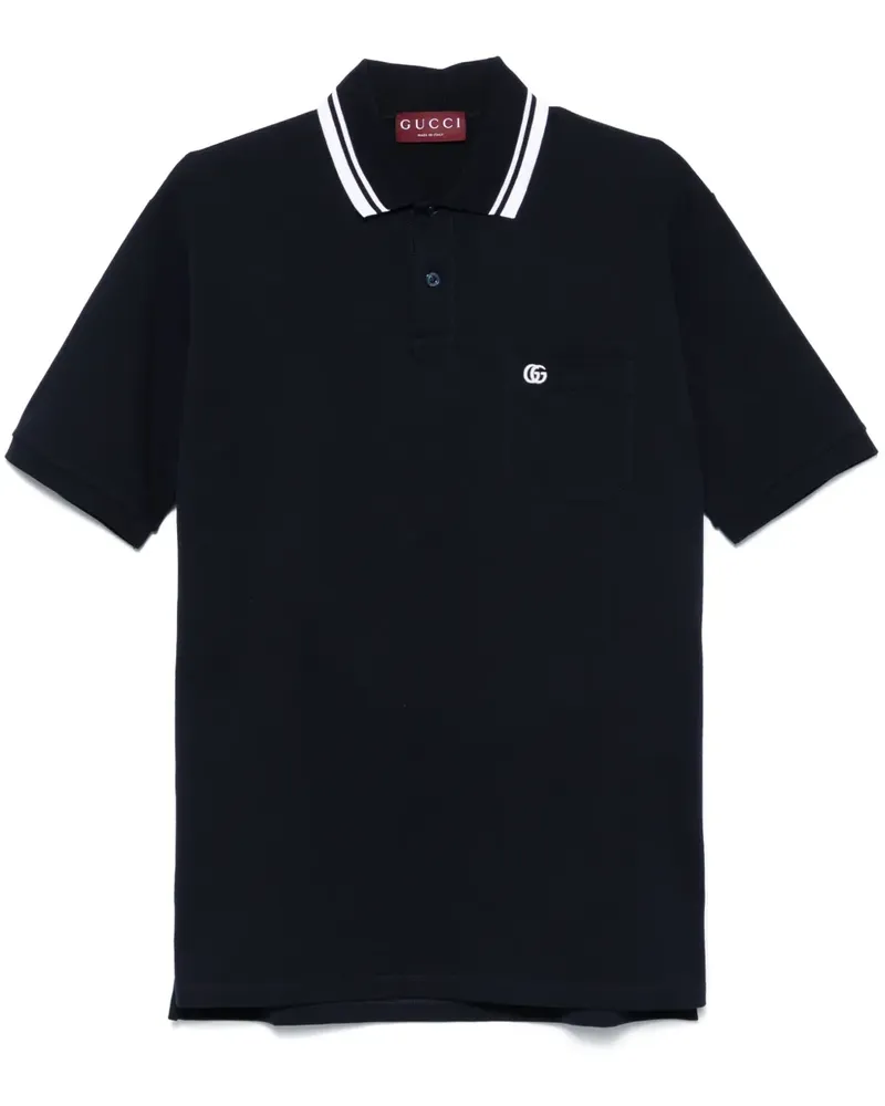 Gucci Klassisches Poloshirt - Blau Blau