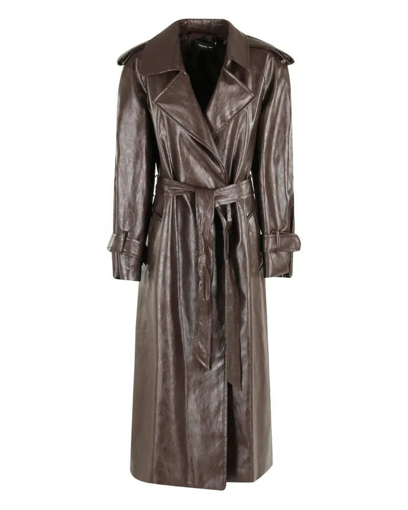 Federica Tosi belted trench coat - Braun Braun