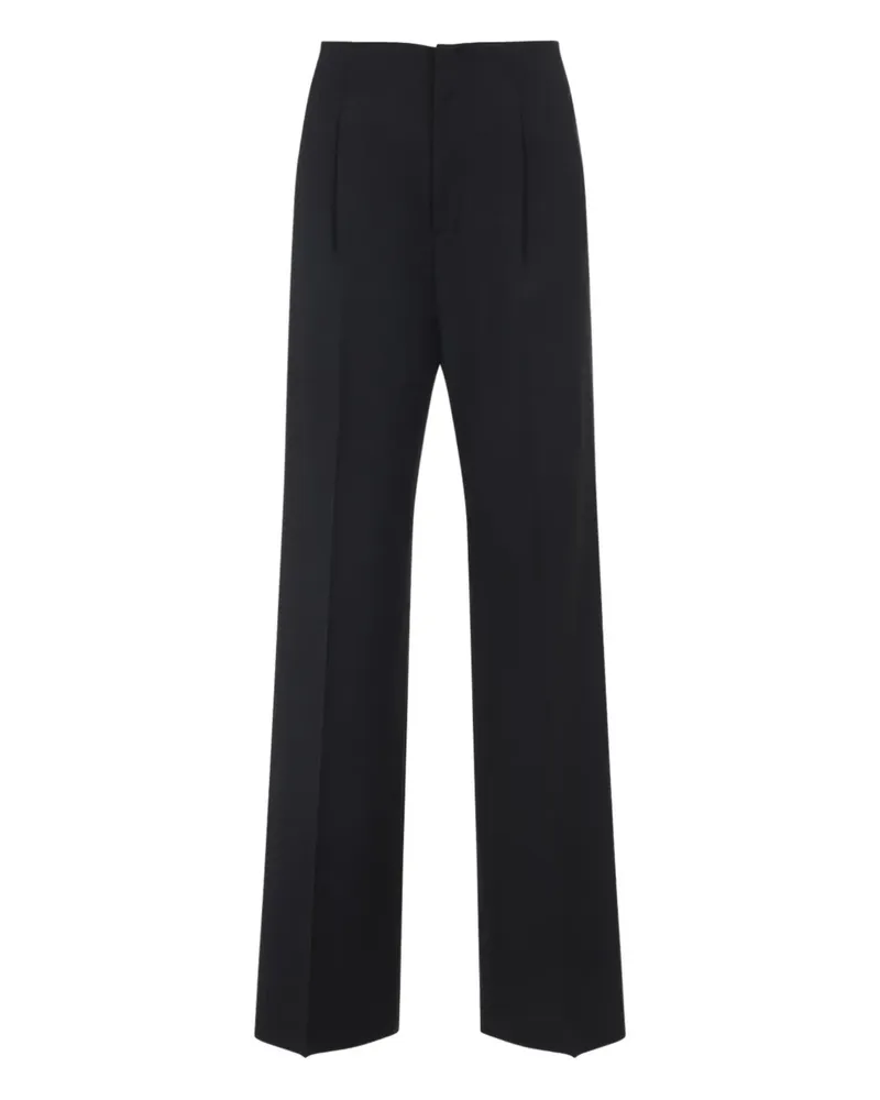 Alberta Ferretti Hose mit Bundfalten - Schwarz Schwarz