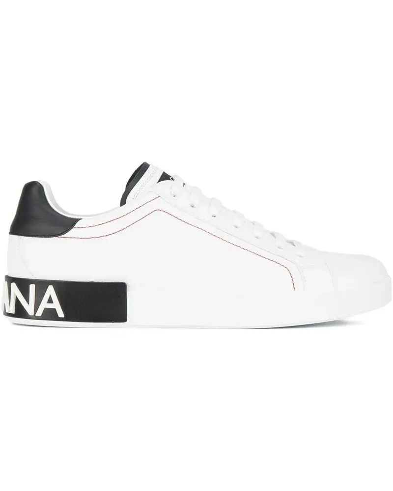 Dolce & Gabbana Portofino' Sneakers - Weiß Weiß