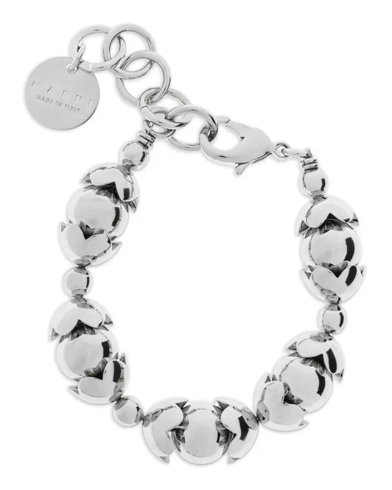Marni Armband mit Logo-Gravur - Silber Silber