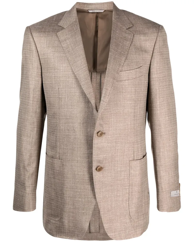 Canali Sakko mit fallendem Revers - Nude Nude