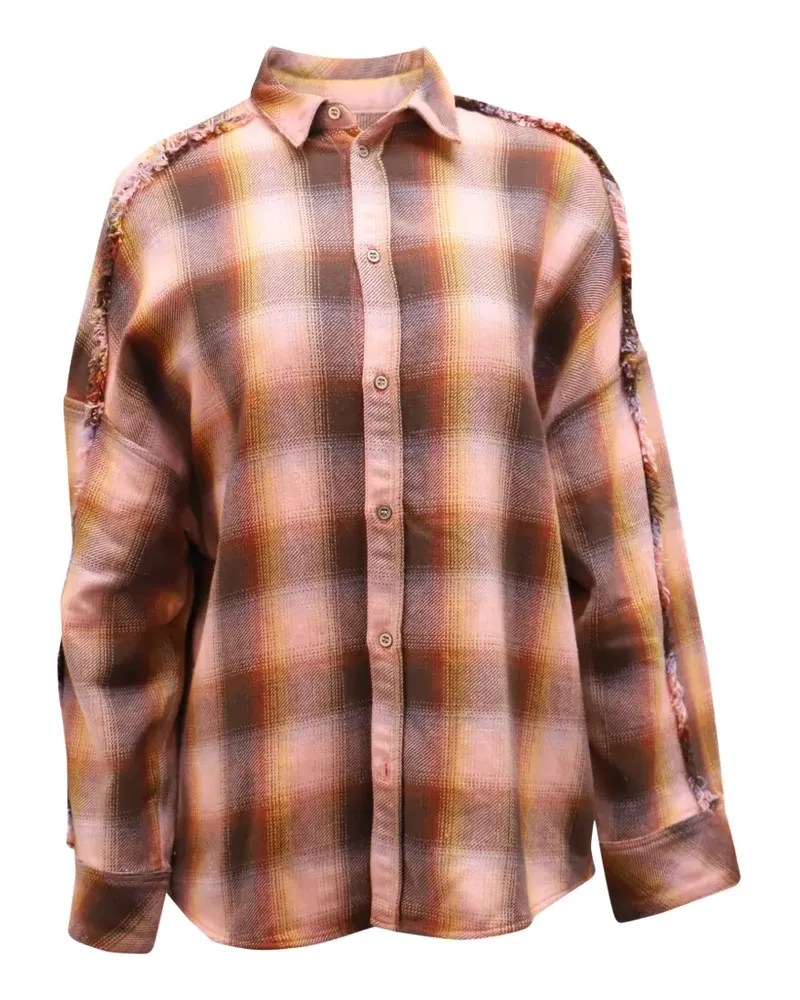 IRO Kariertes Hemd - Rosa Rosa