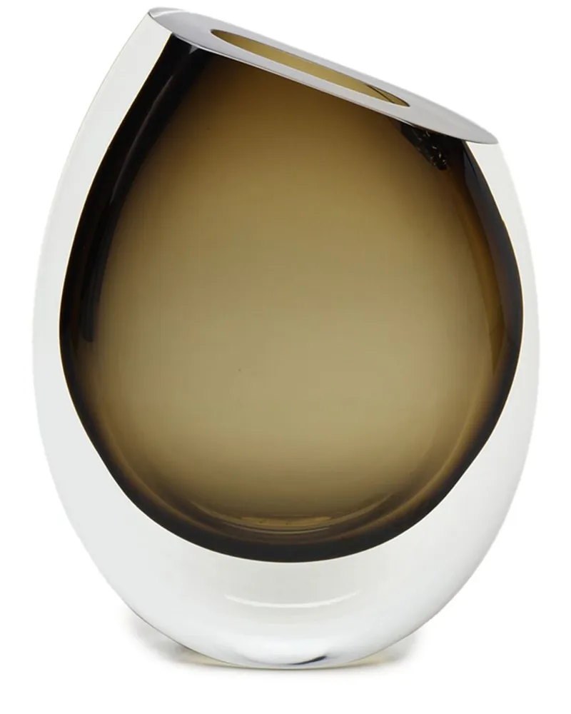 Gardeco 96 Vase aus Muranoglas - Braun Braun