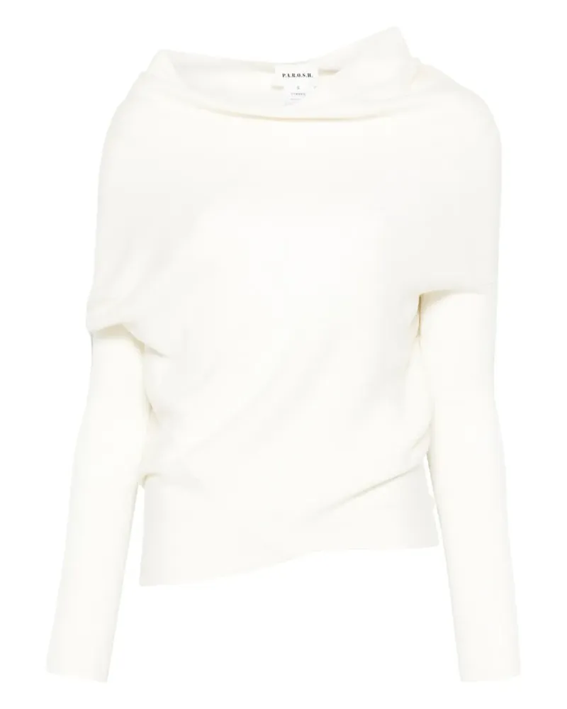 P.A.R.O.S.H. P.A.R.O H. off-shoulder sweater - Nude Nude