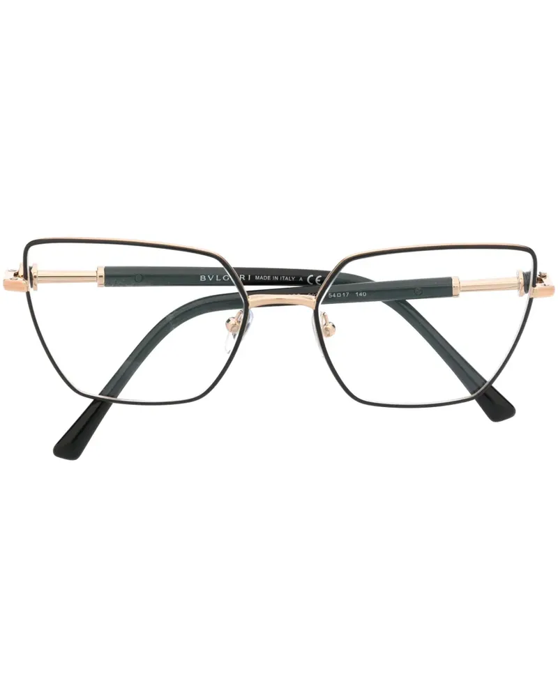 Bulgari Klassische Brille - Gold Gold