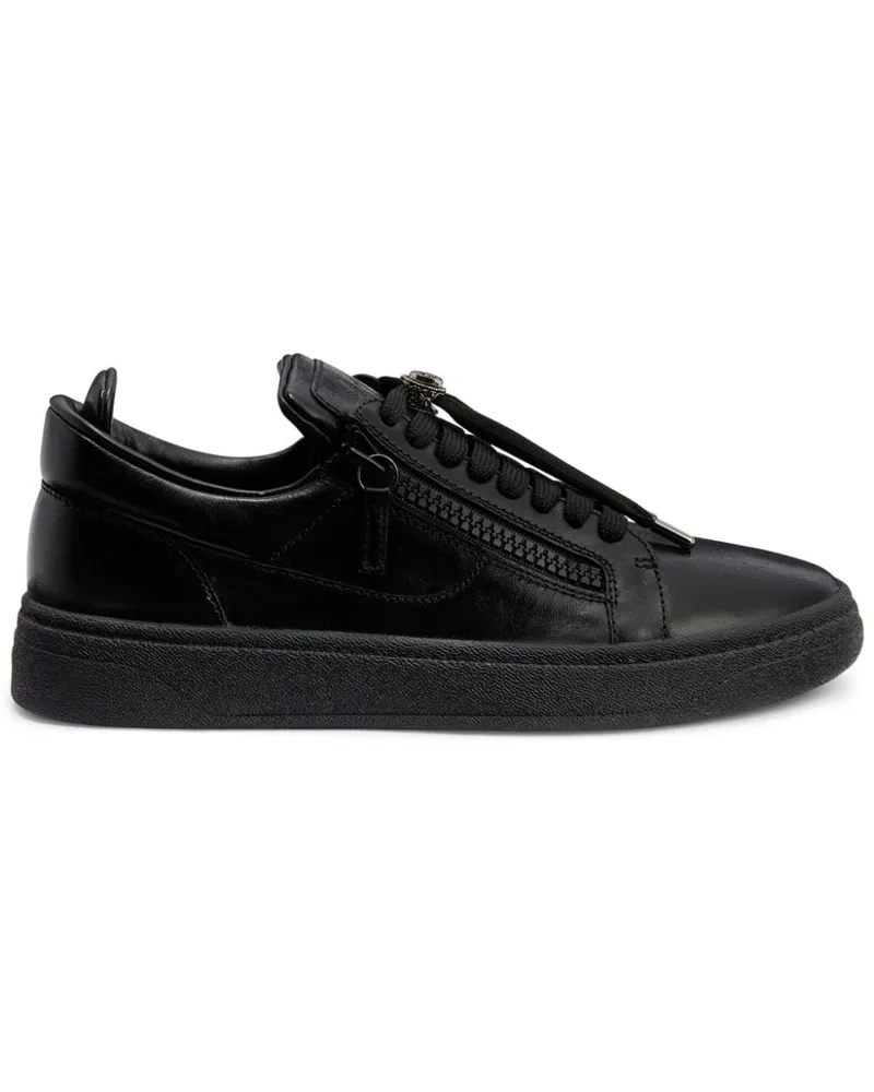 Giuseppe Zanotti GZ94 Sneakers mit Logo-Patch - Schwarz Schwarz
