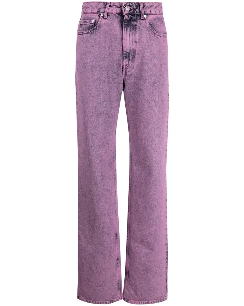 REMAIN Lynn Jeans mit Säuren-Print - Rosa Rosa