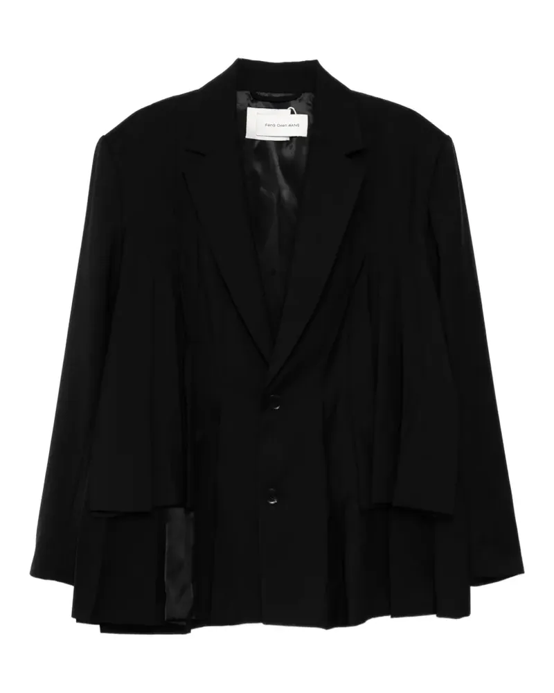 Feng Chen Wang wool blazer - Schwarz Schwarz