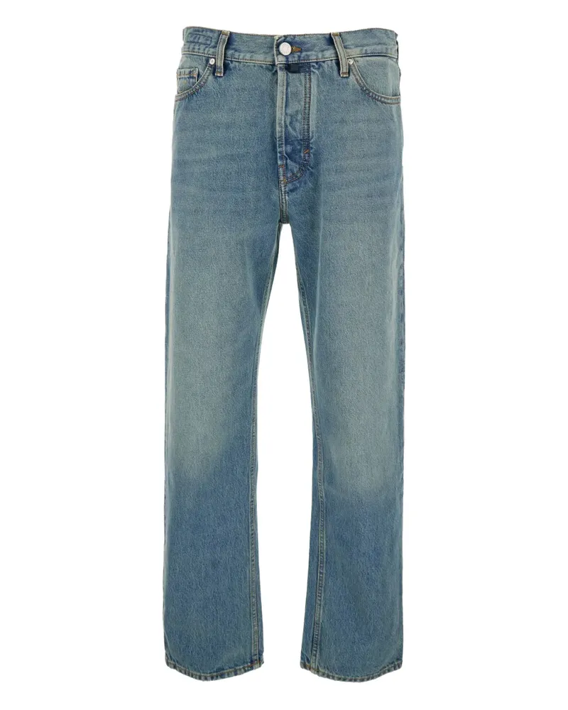 Jacob Cohën Five-Pocket-Jeans mit Logo-Patch - Blau Blau