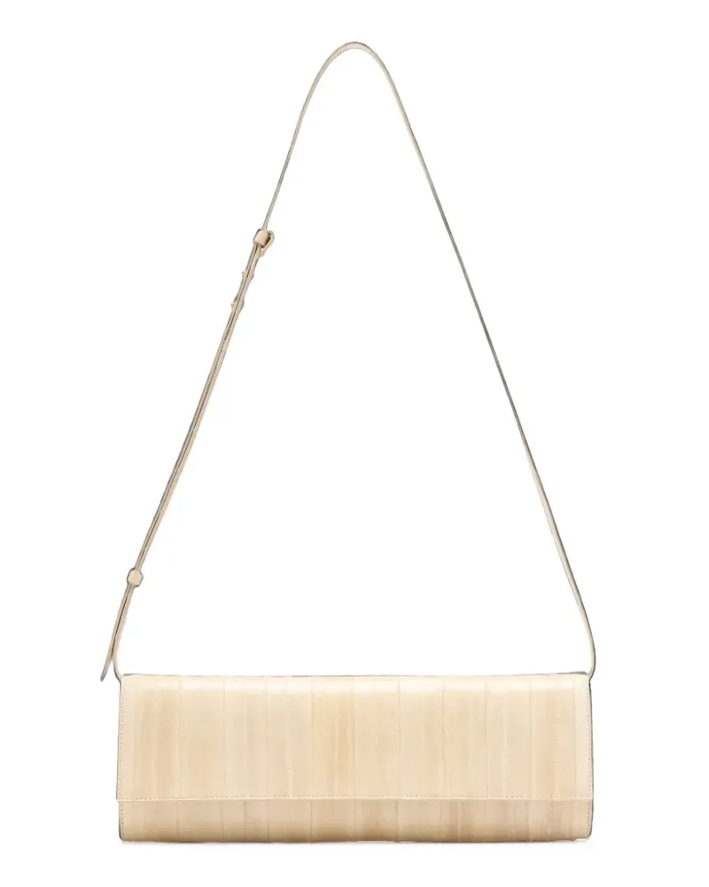 Proenza Schouler Hex clutch in eel - Nude Nude