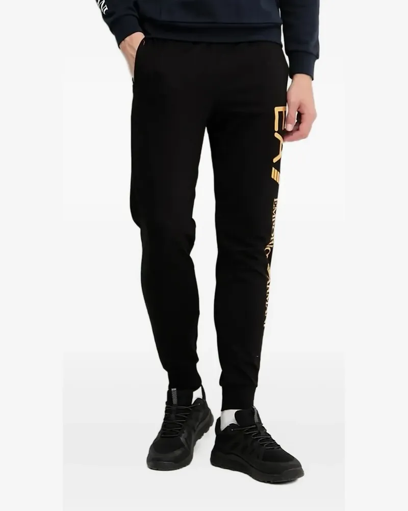 EA7 Jogginghose mit Logo - Schwarz Schwarz
