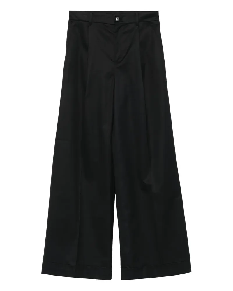 Ralph Lauren Hose mit Bundfalten - Schwarz Schwarz