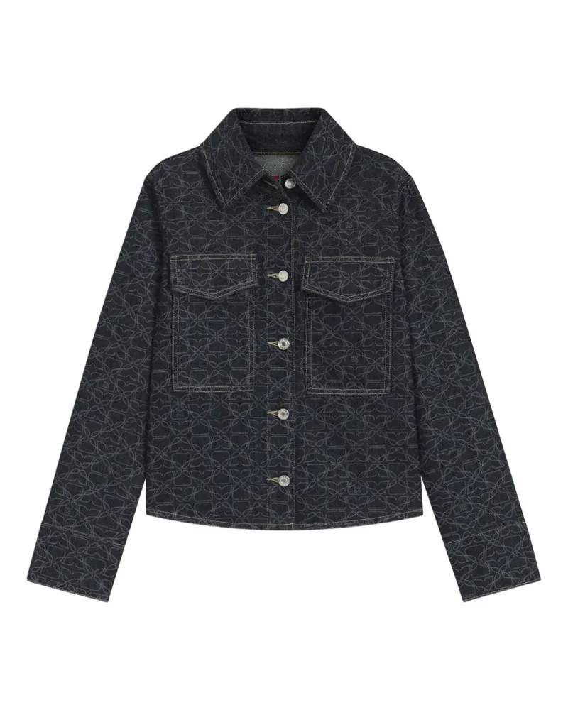 HUGO BOSS Klassische Jeansjacke - Blau Blau