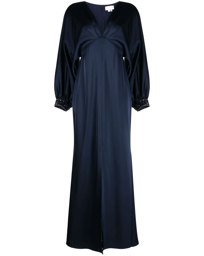 Sachin & Babi Maia Kleid mit V-Ausschnitt - Blau Blau