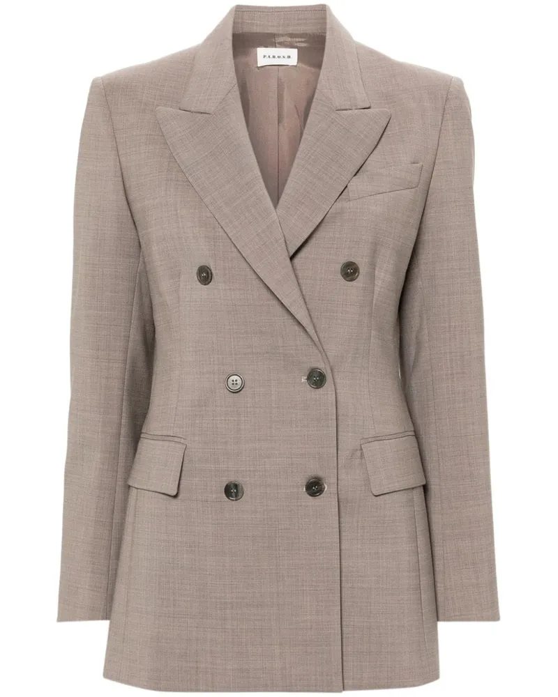 P.A.R.O.S.H. P.A.R.O H. Lille Blazer Nude