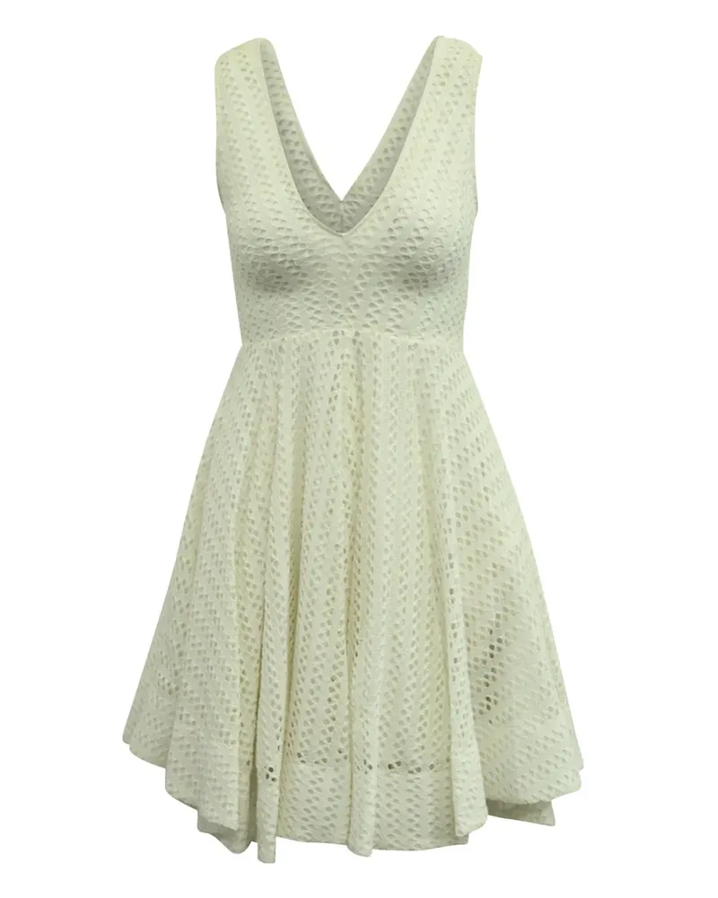 Sandro eyelet lace dress - Weiß Weiß