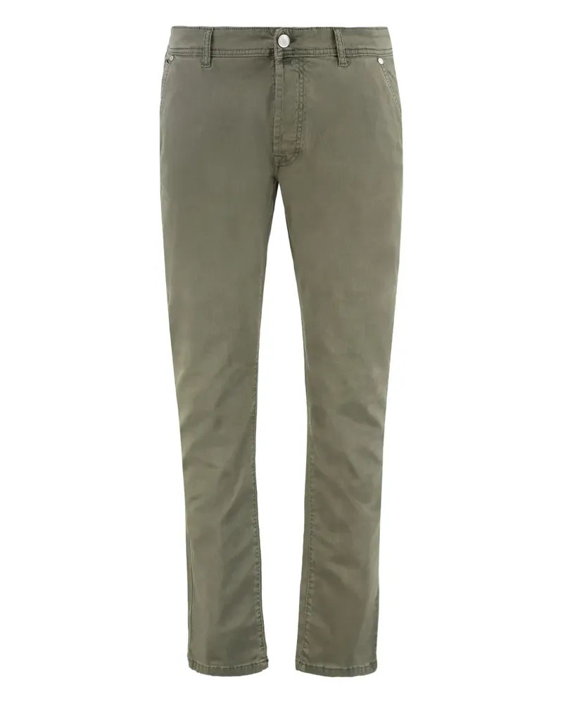 MOORER Five-Pocket-Hose - Grün Grün