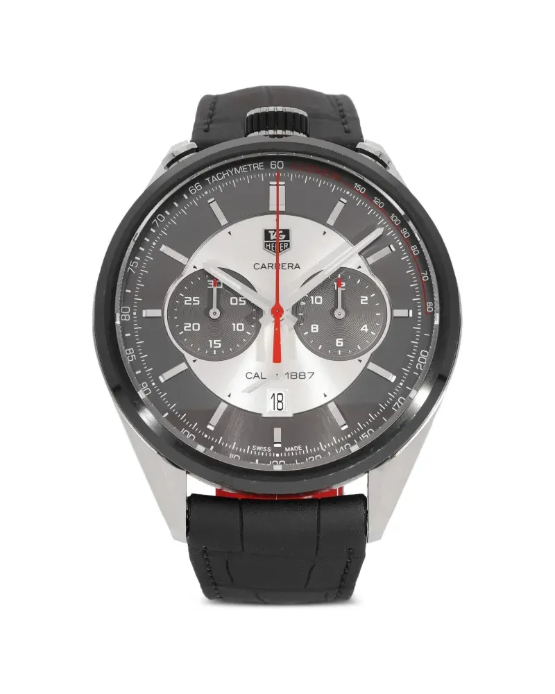 TAG Heuer 2014 pre-owned Carrera Jack Heuer Edition 43mm - Silber Silber