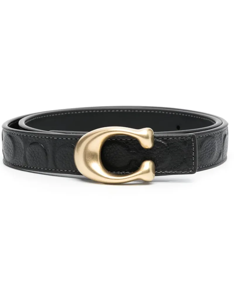 Coach Gürtel mit Schnallen - Schwarz Schwarz